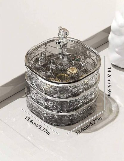 Rotating jewellery organizer