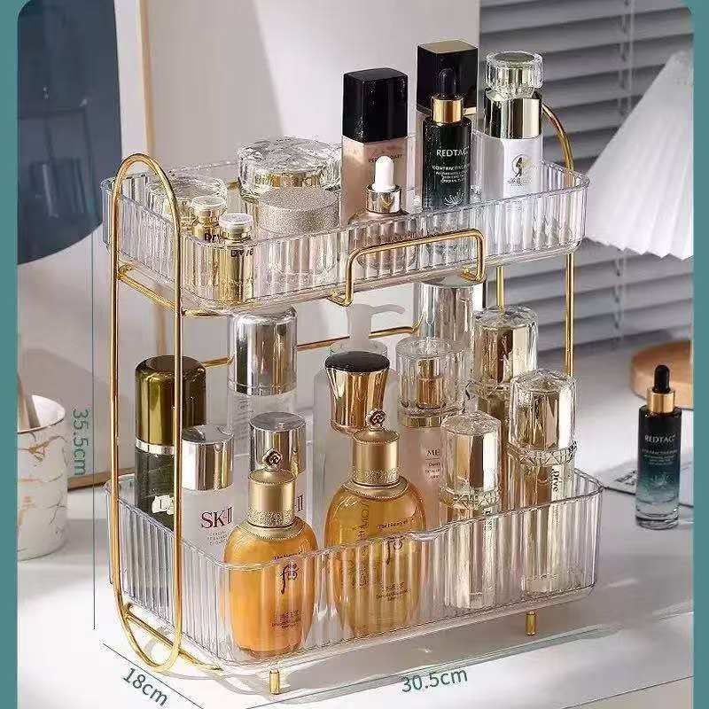 Acrylic Double layer perfume organizer