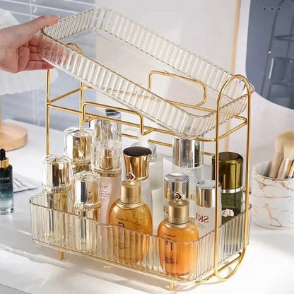 Acrylic Double layer perfume organizer