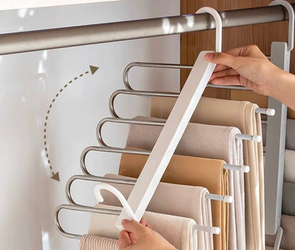 Heavy duty 6 Layer Folding Pants hanger