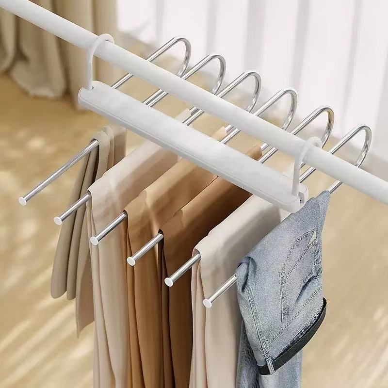 Heavy duty 6 Layer Folding Pants hanger
