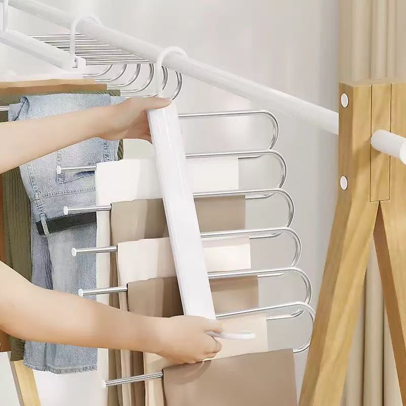 Heavy duty 6 Layer Folding Pants hanger