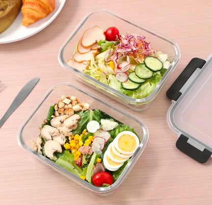 Large-Capacity Glass Food Storage Container
