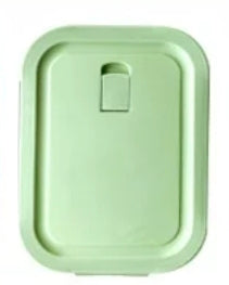 High borosilicate glass partitioned lunchbox.