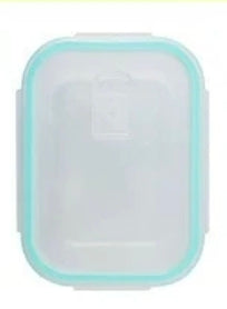 High borosilicate glass partitioned lunchbox.