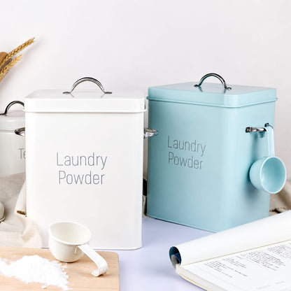 Alloy laundry powder tin