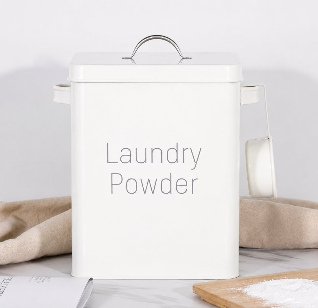 Alloy laundry powder tin