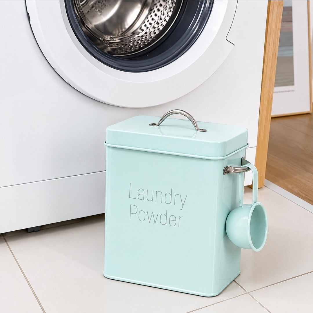 Alloy laundry powder tin