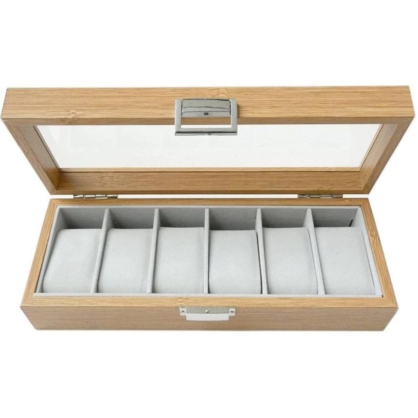 6-Slot Watch Organizer Box