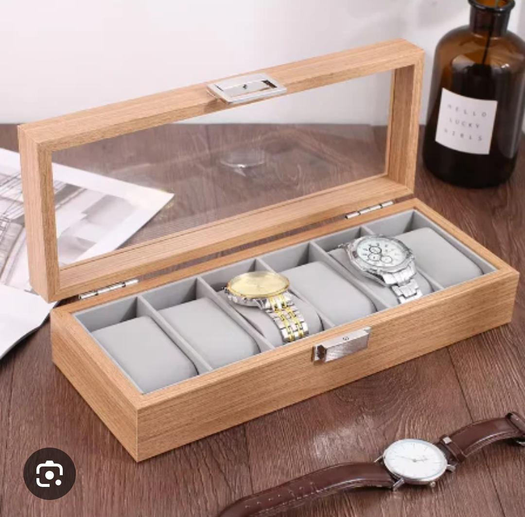 6-Slot Watch Organizer Box