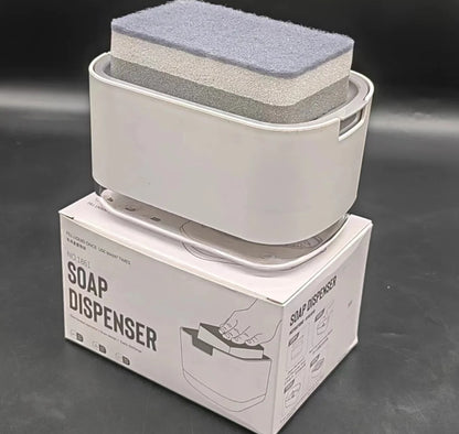 Soap pump and sponge