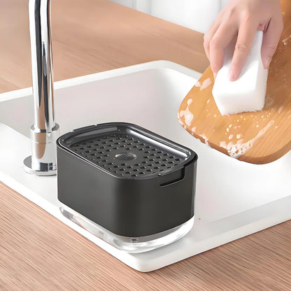 Soap pump and sponge