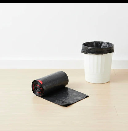 100pcs Extra Strong Trash Bags with a drawstring