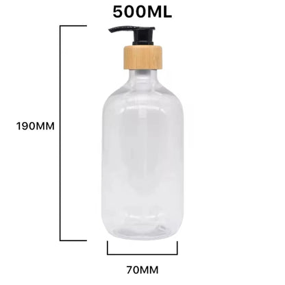 500ml PET plastic soap dispenser bottles