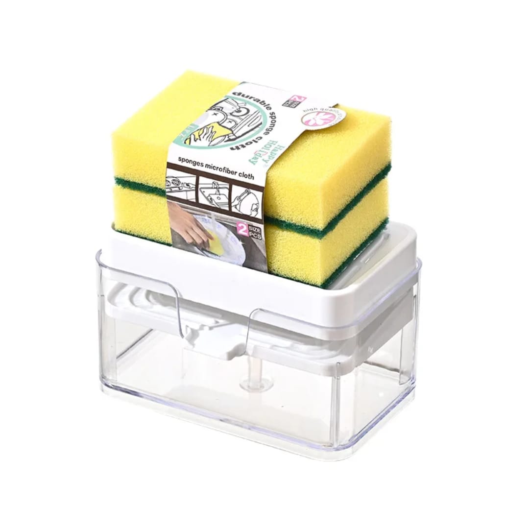 Kitchen Soap Dispenser With Sponge