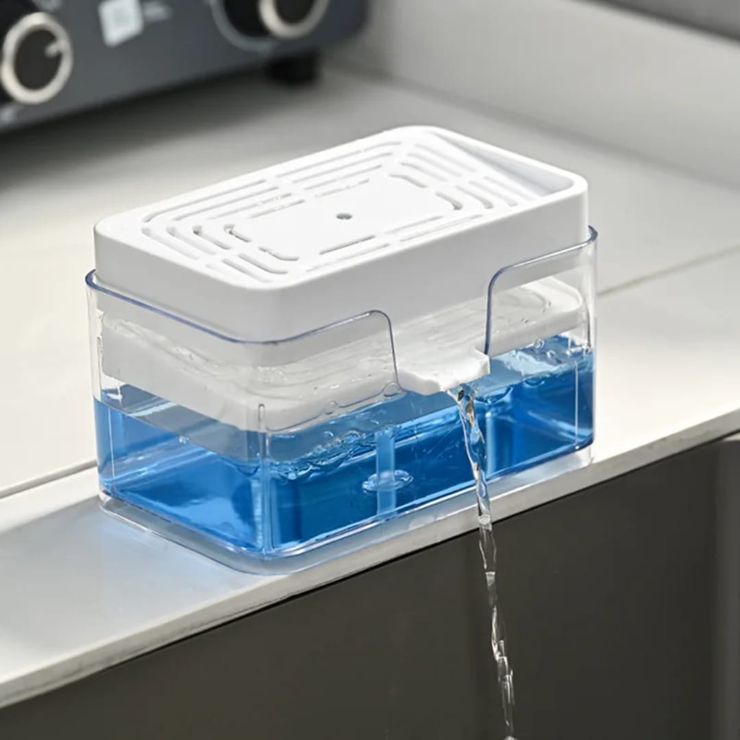 Kitchen Soap Dispenser With Sponge