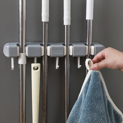 Non slip wall Mounted mop holder