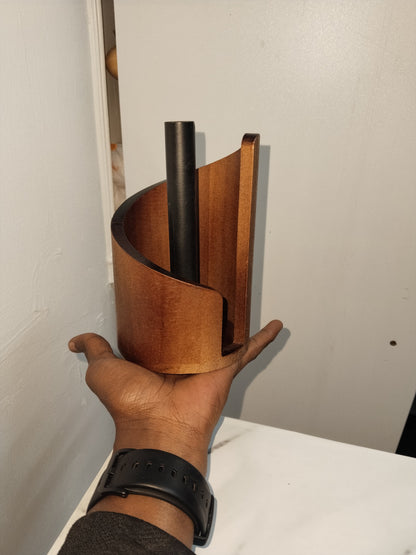 Bamboo napkin/paper towel holder