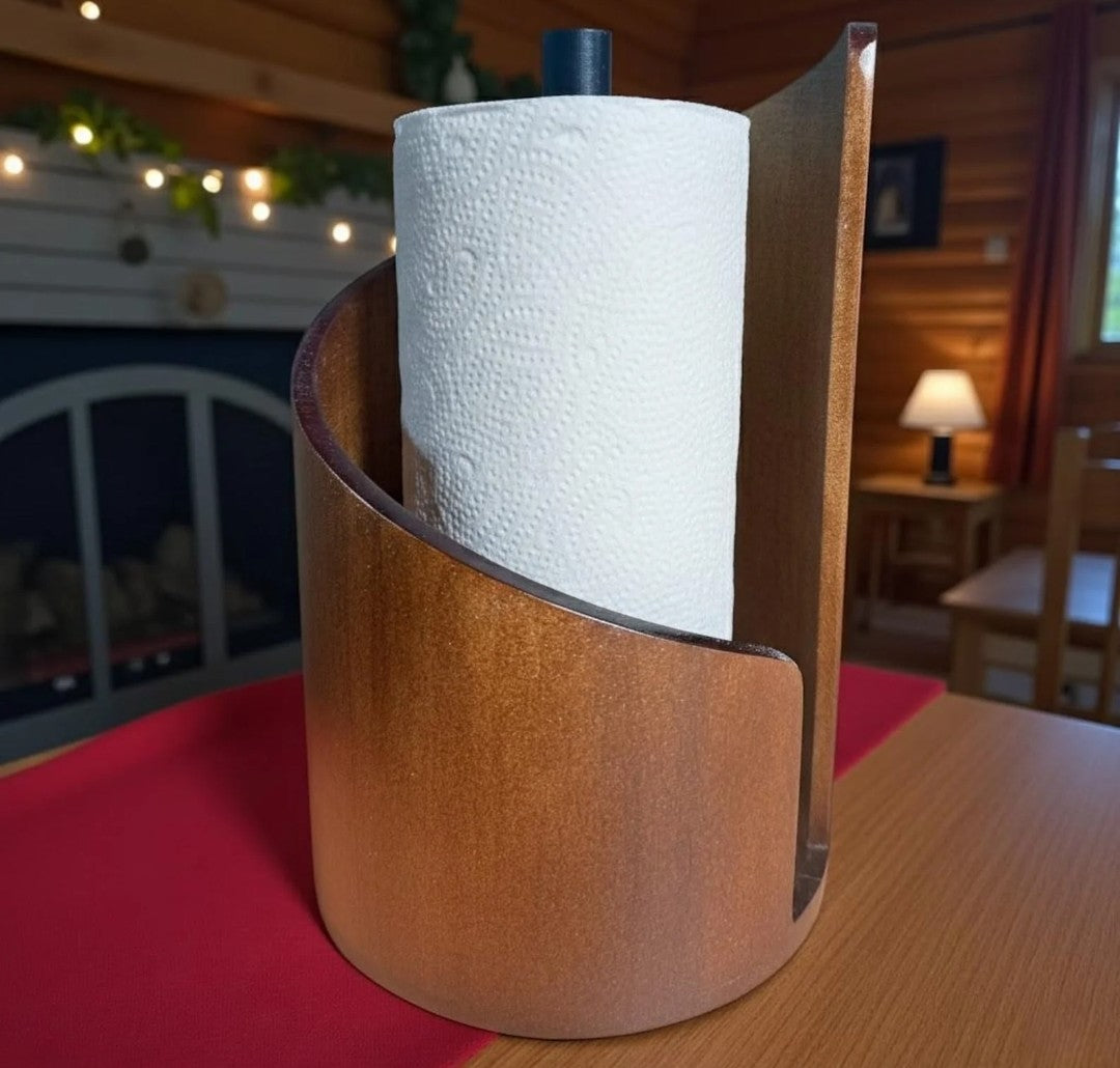 Bamboo napkin/paper towel holder