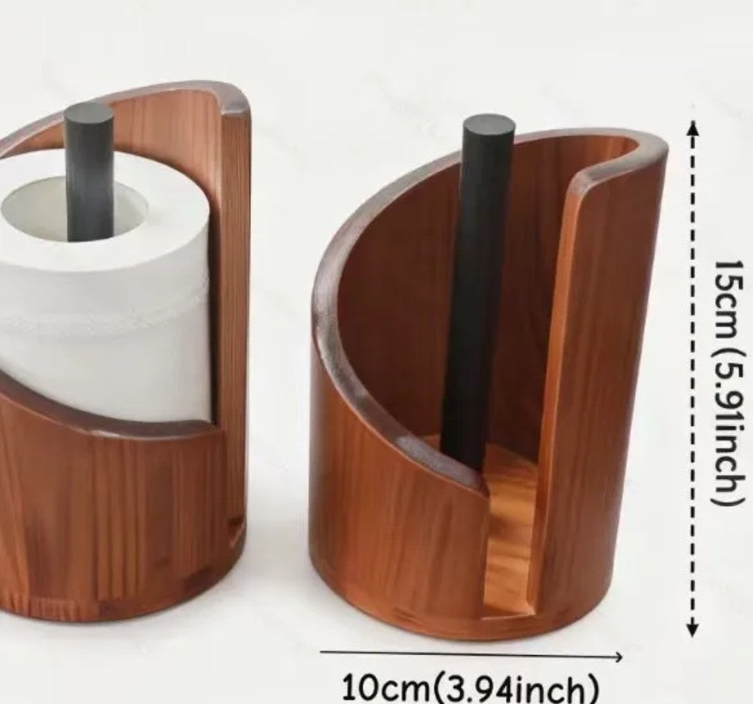 Bamboo napkin/paper towel holder