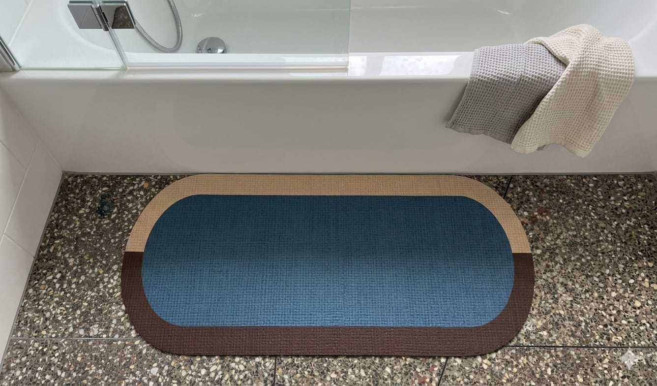 Super Absorbent oval rubber Mat