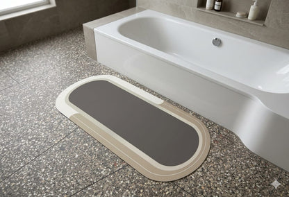 Super Absorbent oval rubber Mat