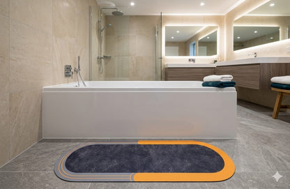 Super Absorbent oval rubber Mat