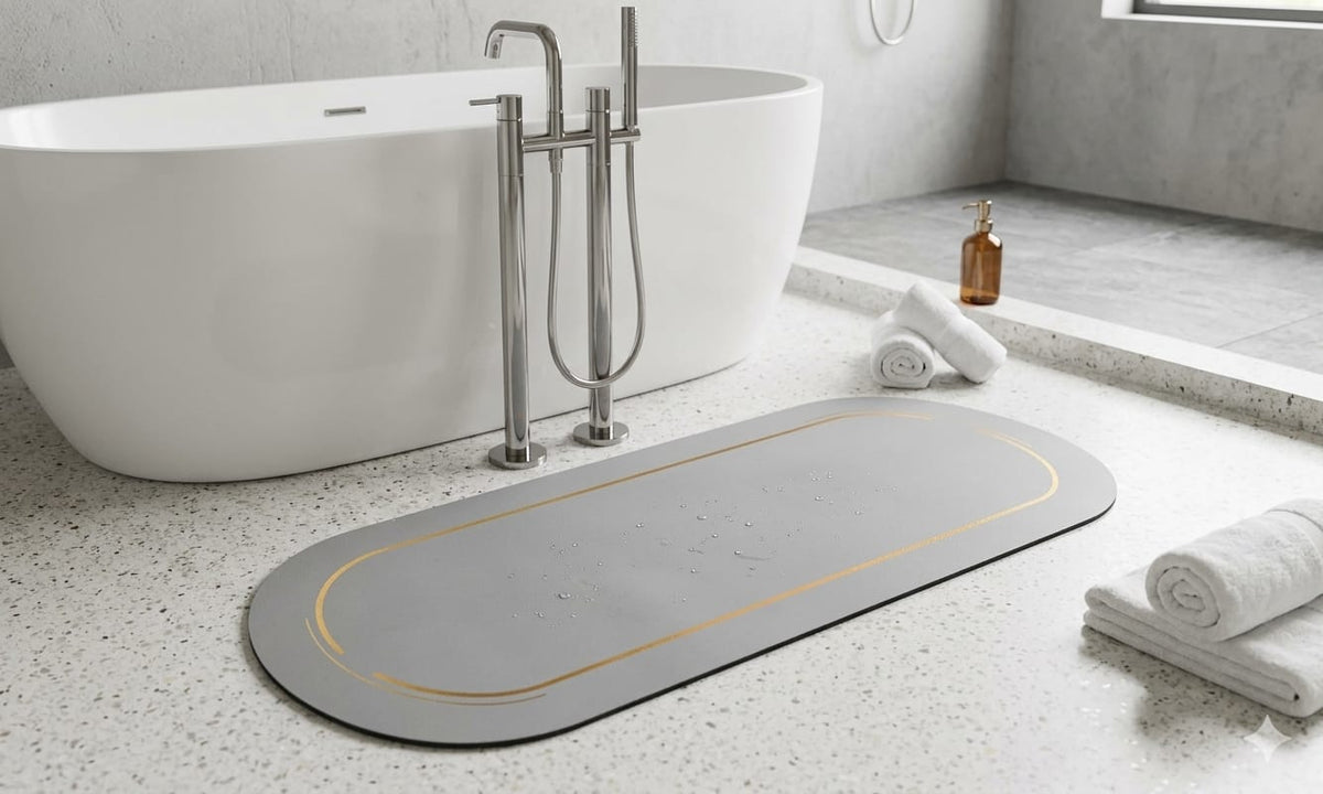 Super Absorbent oval rubber Mat