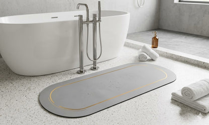 Super Absorbent oval rubber Mat