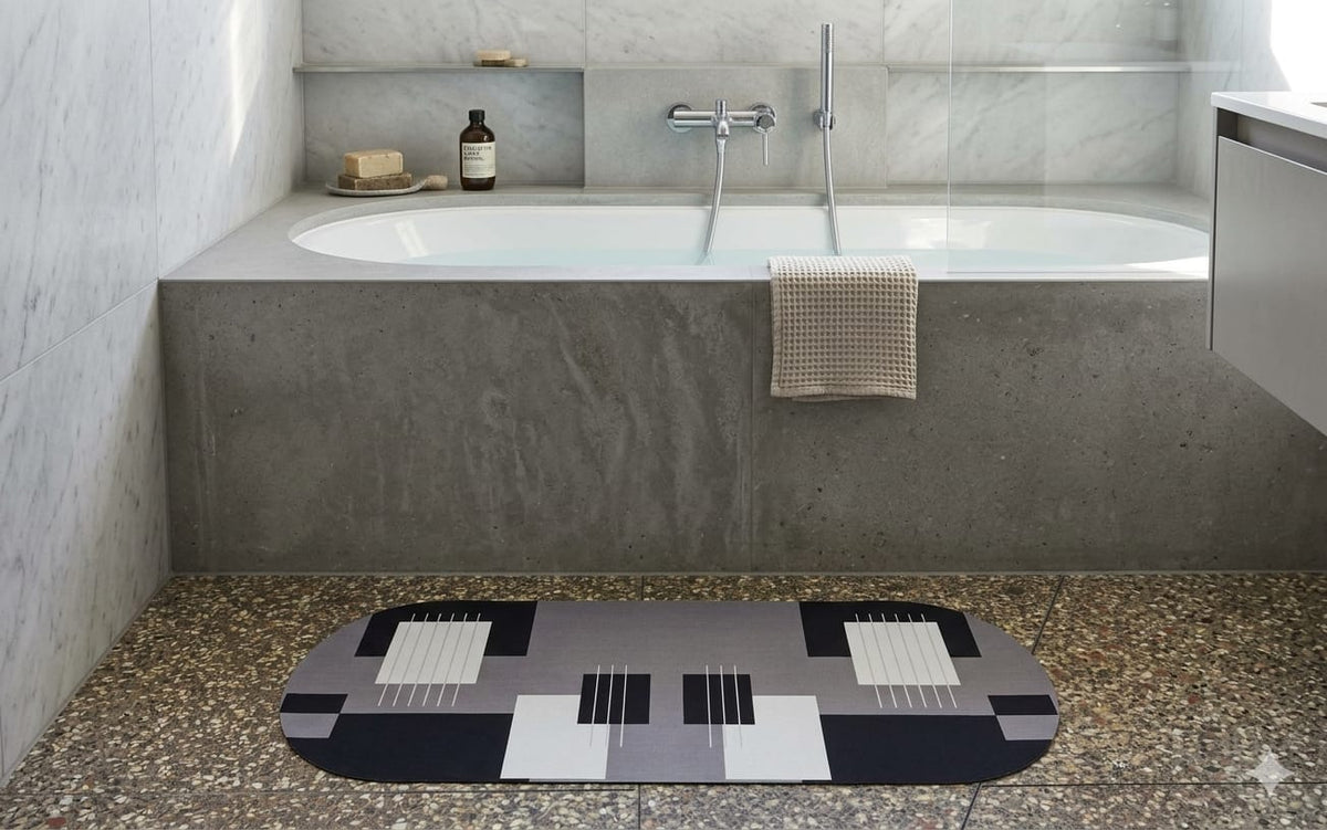 Super Absorbent oval rubber Mat