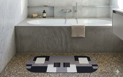 Super Absorbent oval rubber Mat