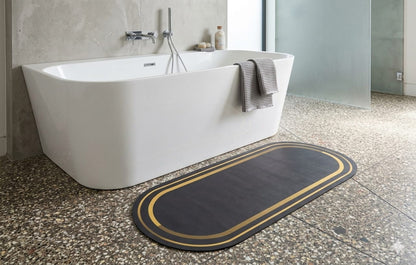 Super Absorbent oval rubber Mat