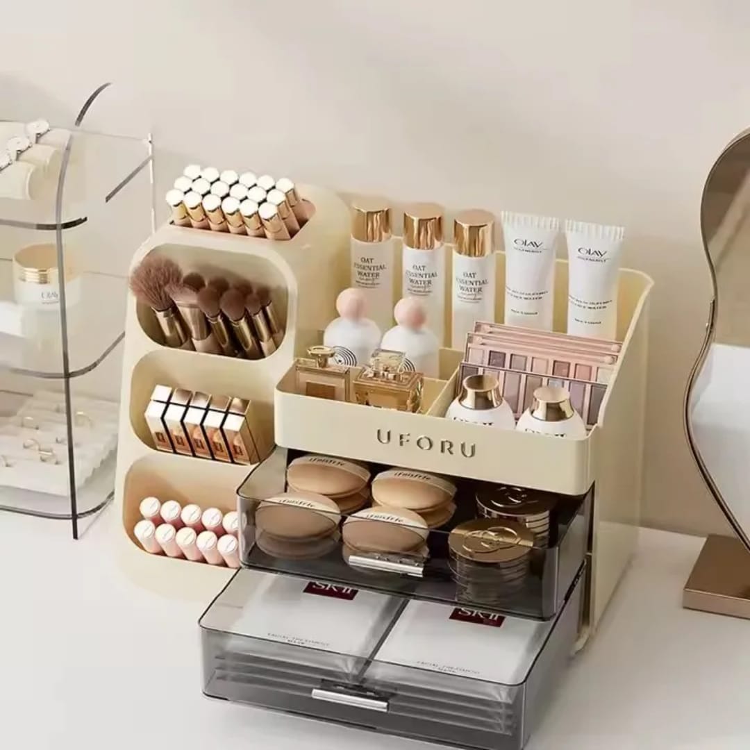 Makeup storage box/cosmetic organizer