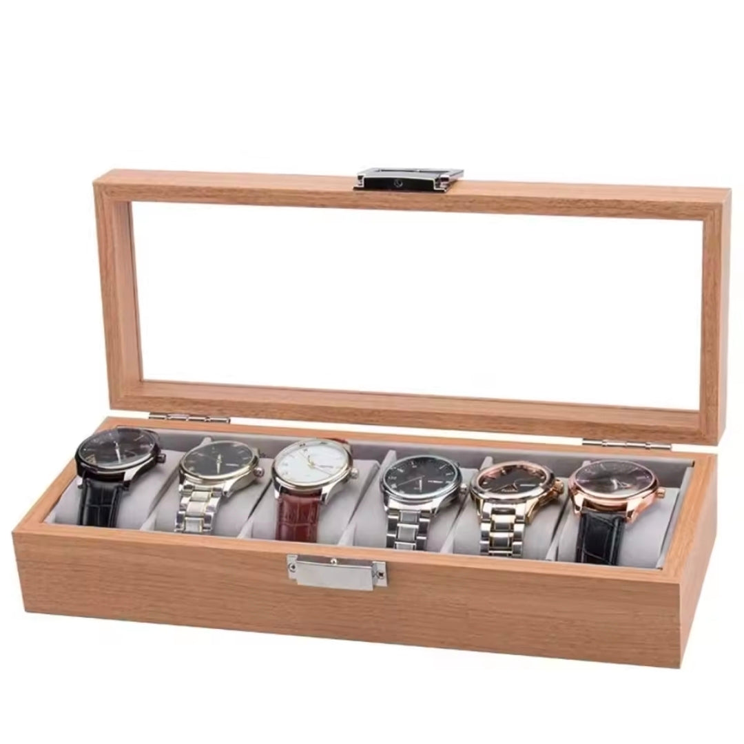 6-Slot Watch Organizer Box
