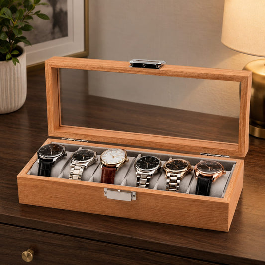 6-Slot Watch Organizer Box