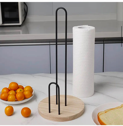 Metal paper towel holder