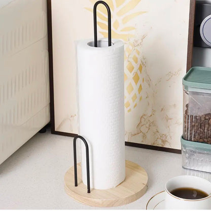Metal paper towel holder