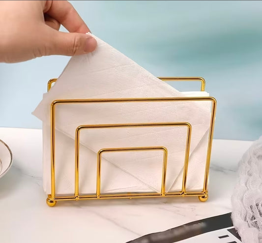 Modern metallic Serviette holder