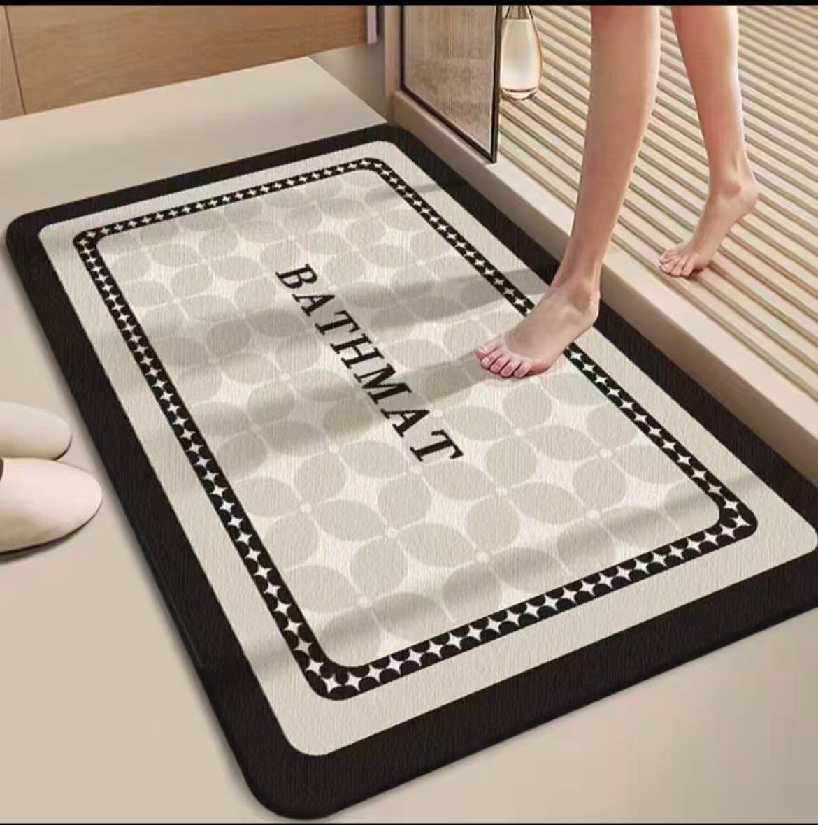 Big Size Absorbent Bathroom / Door Mat