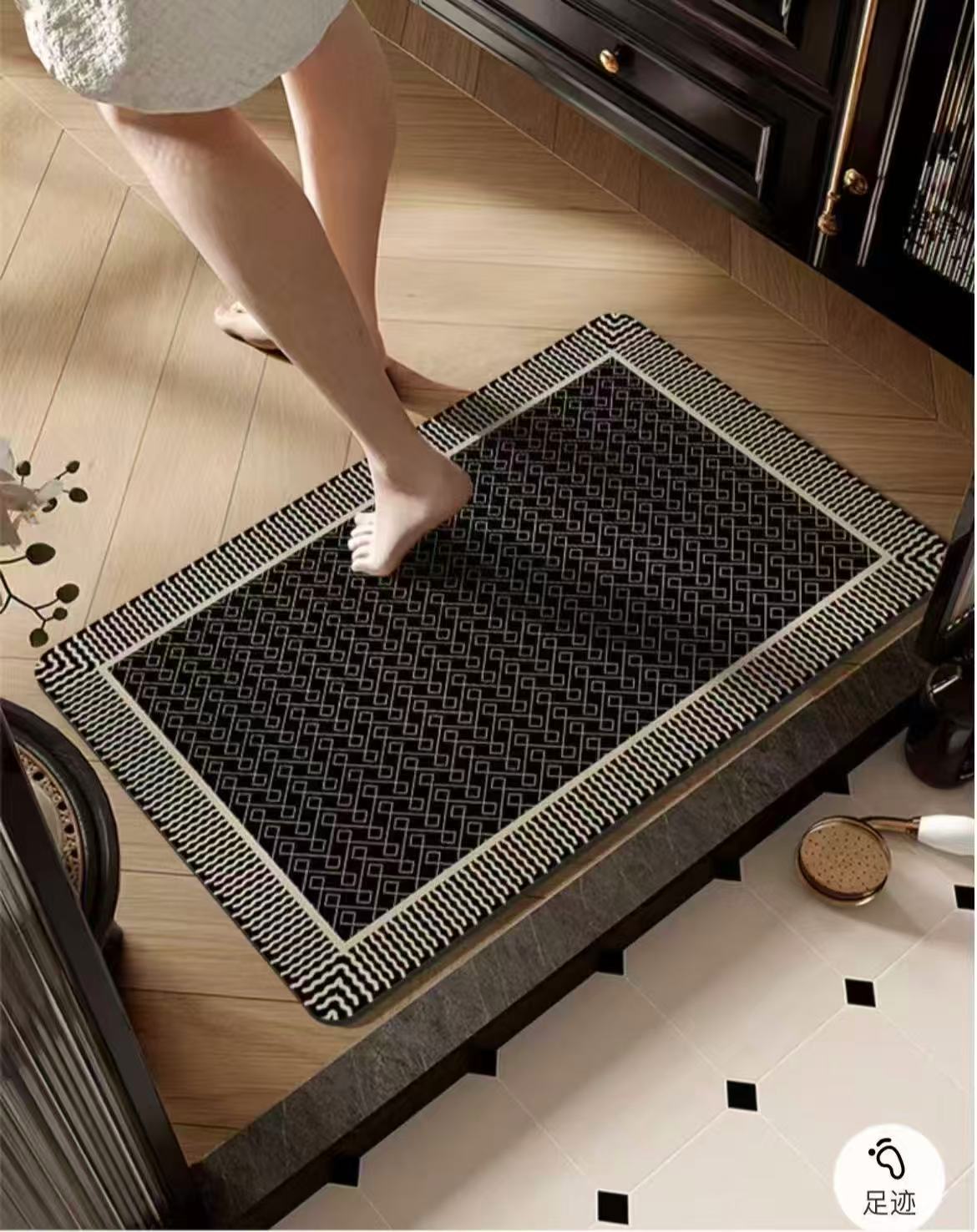 Big Size Absorbent Bathroom / Door Mat