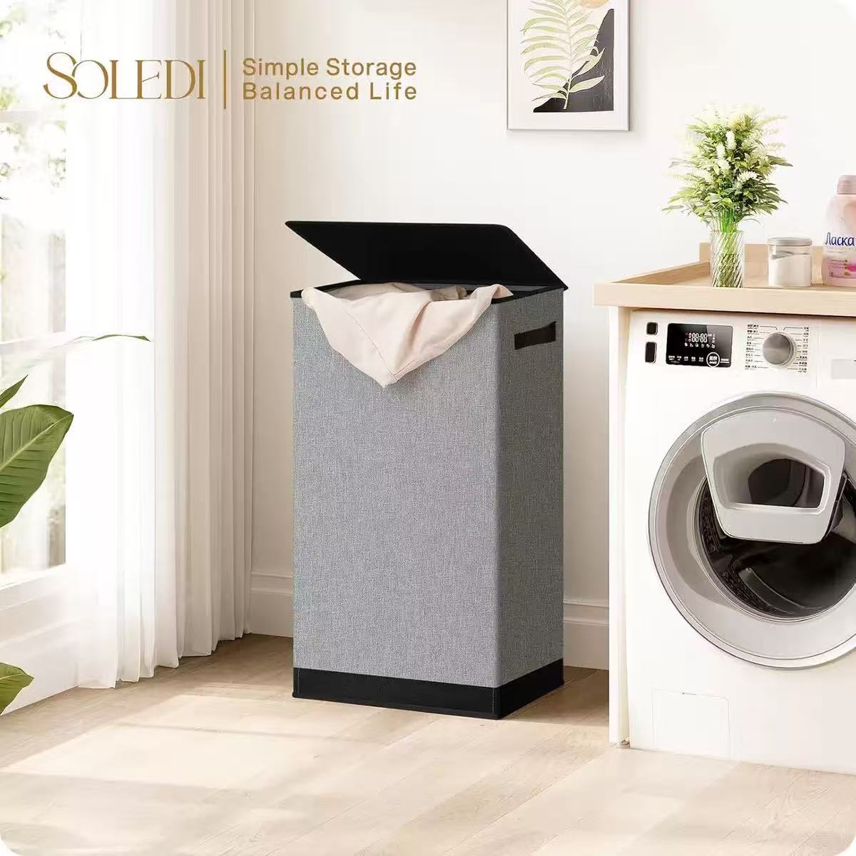 Laundry Hamper with Lid