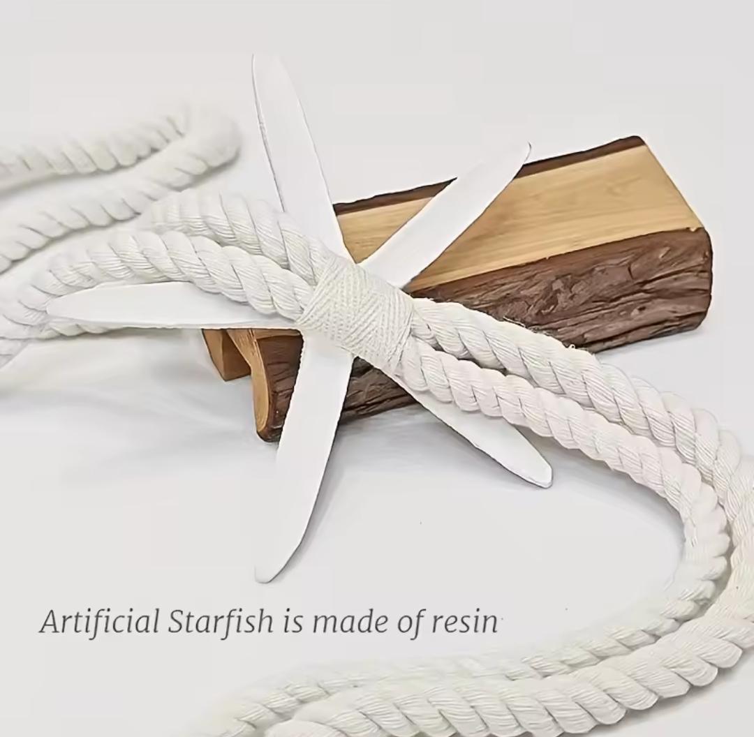 Starfish Cotton Rope  Curtain  Holder.