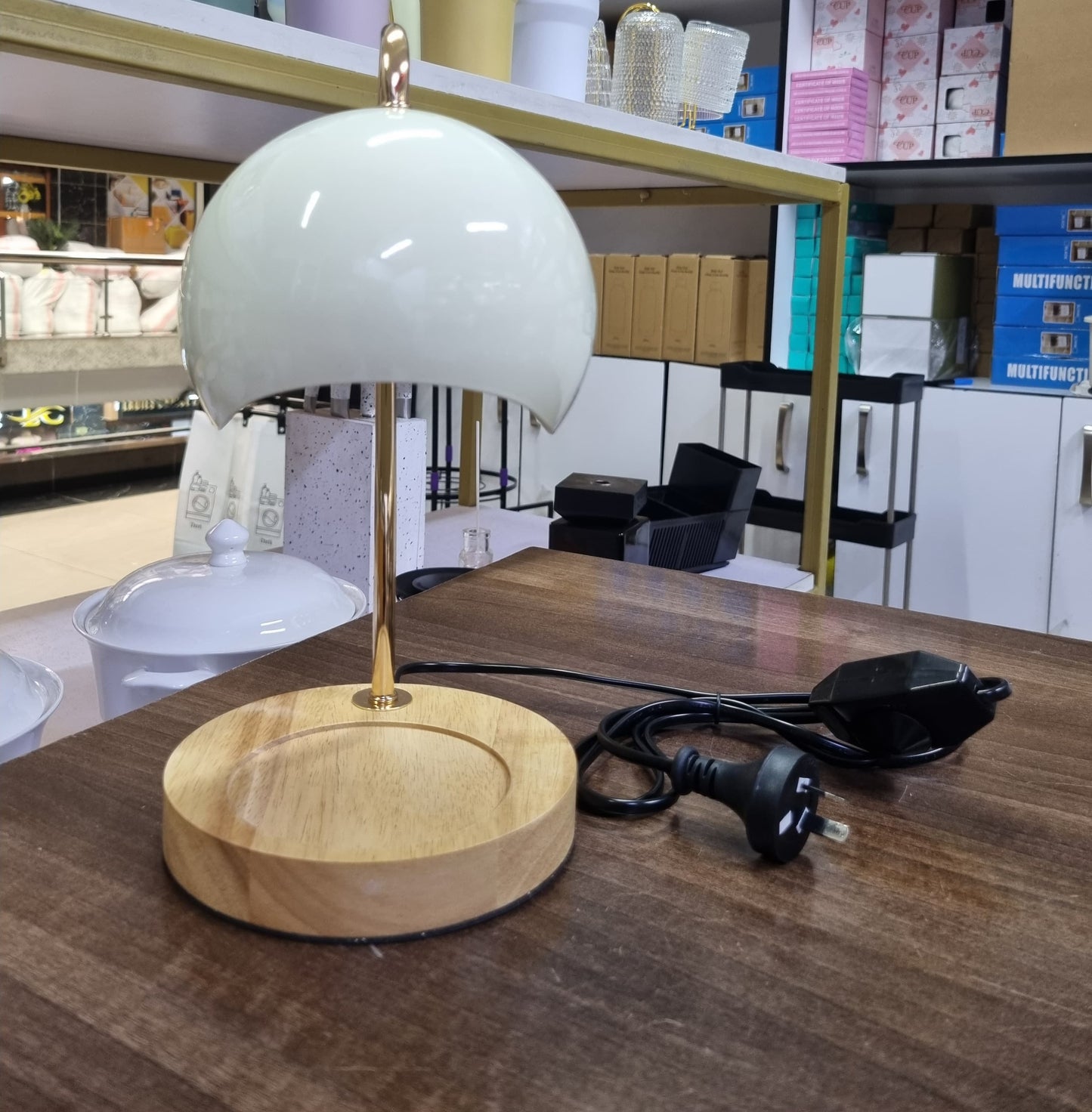 Electric candle warmer( wood base)