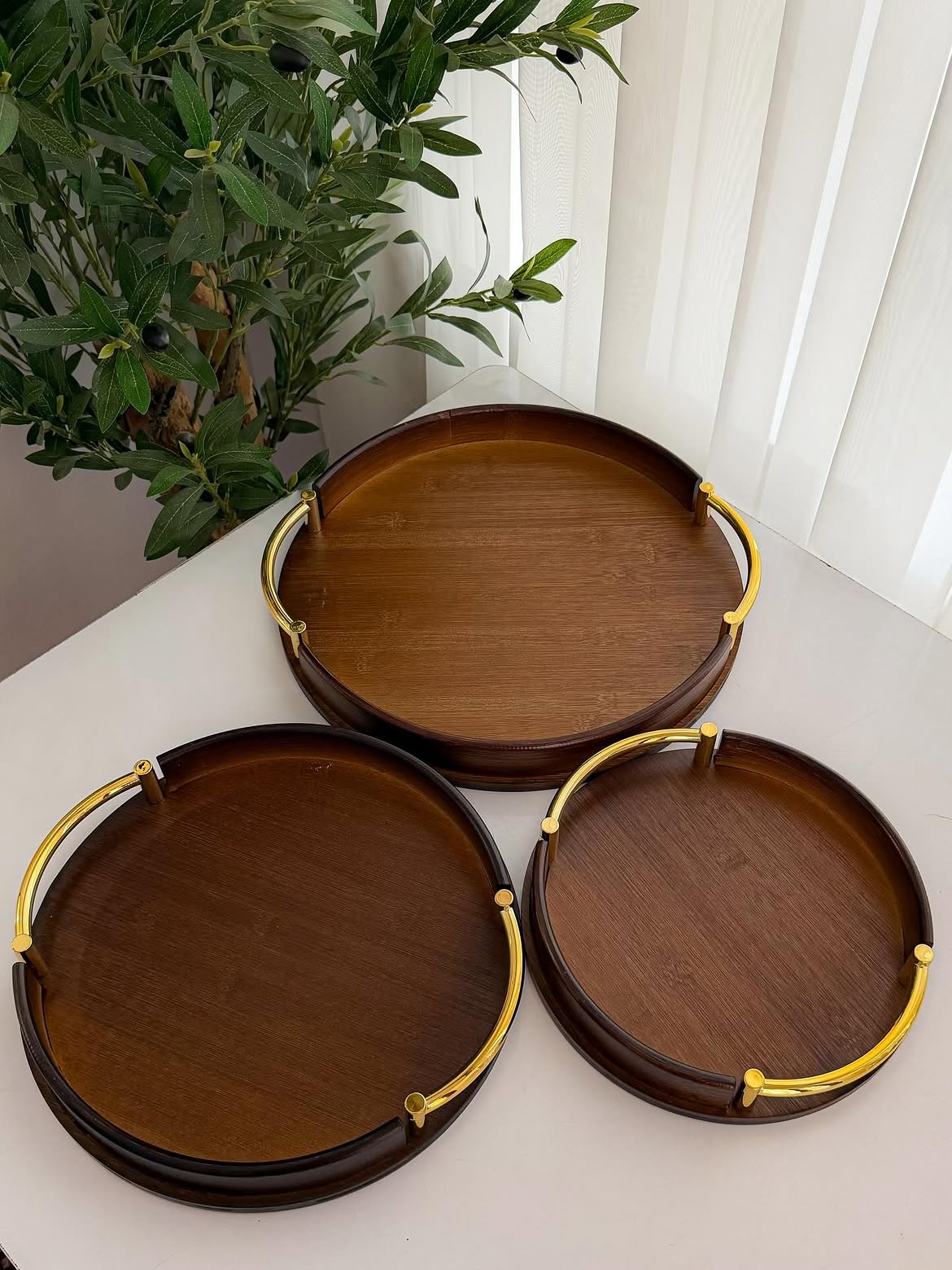 Multi-functional Bamboo Food serving Trays
