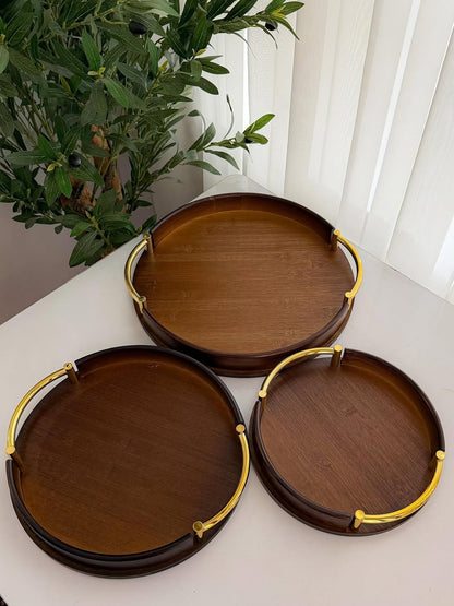 Multi-functional Bamboo Food serving Trays