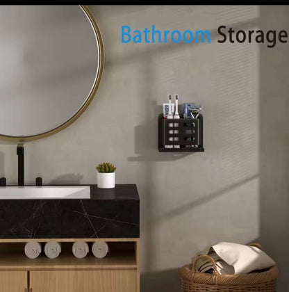 Toothbrush and toothpaste holder