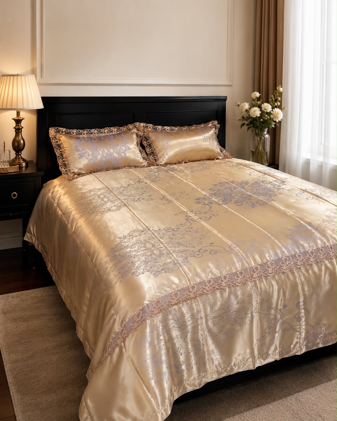 Silk duvet cover sets