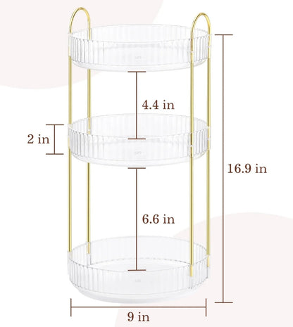 3 tier cosmetic rack