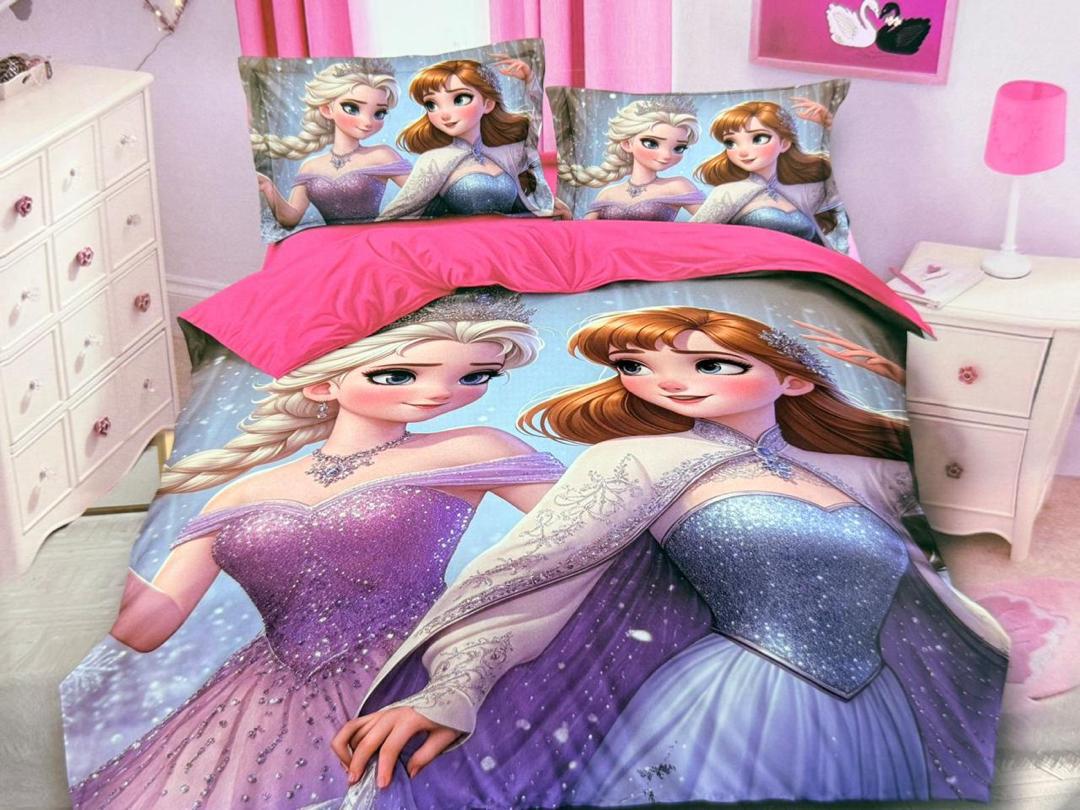 Cartoon themed kids duvet set