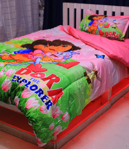 Cartoon themed kids duvet set